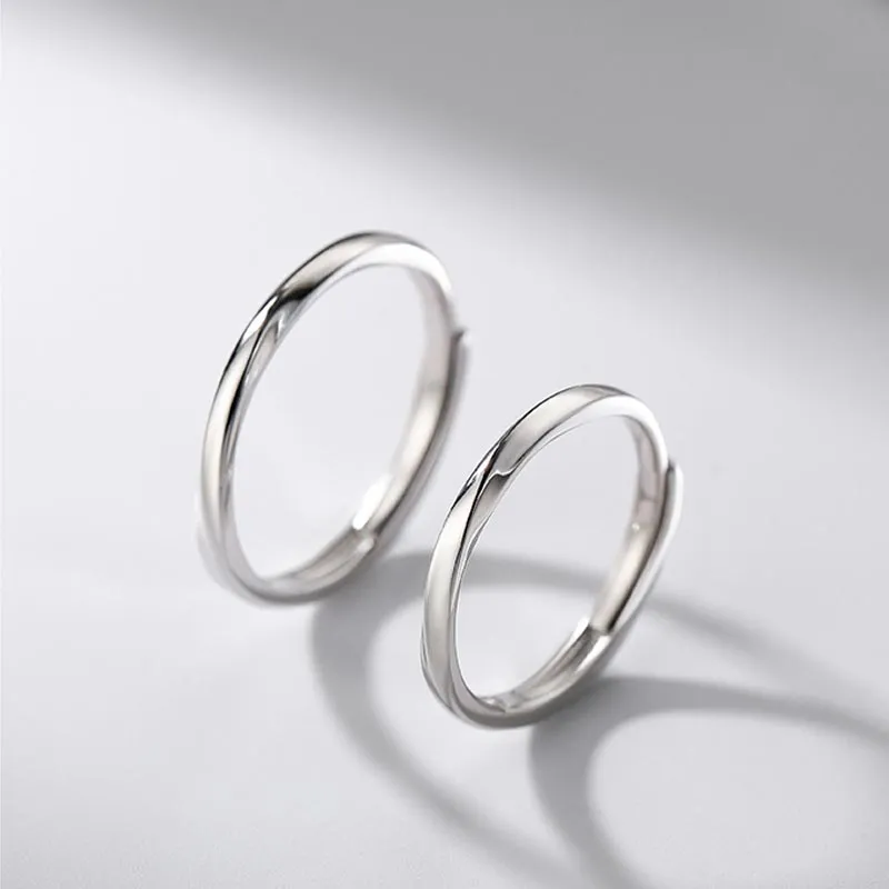 CARAT'S DIARY S999 Fine Silver Rings Unisex-6