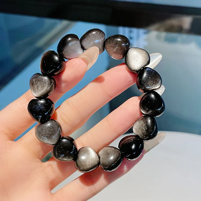 CARAT'S DIARY Obsidian Bracelets Unisex-2