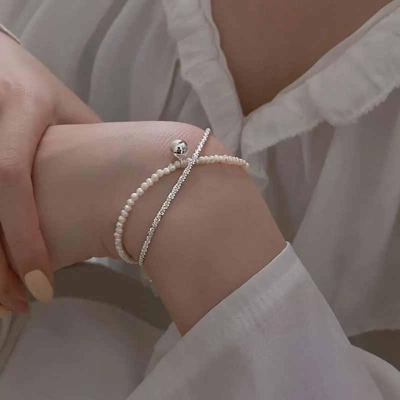 CARAT'S DIARY Alloy Shell Pearl Bracelets Women's-5