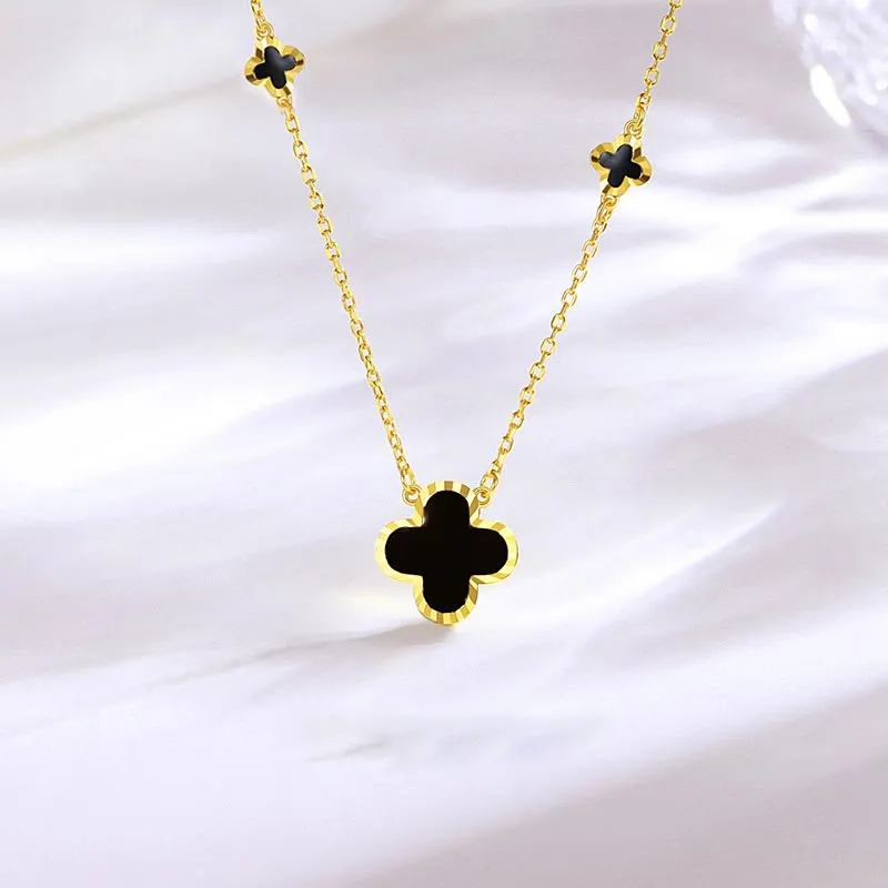 CARAT'S DIARY S925 Silver Collarbone Chain Necklace Women's-4