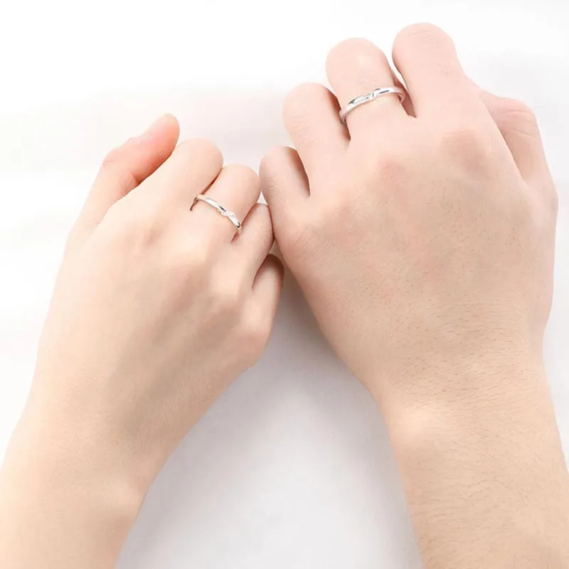 CARAT'S DIARY S999 Fine Silver Rings Unisex-1