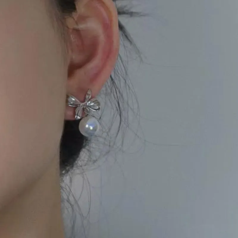 CARAT'S DIARY Faux Pearl Earrings Women's-4