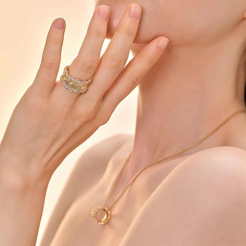 CARAT'S DIARY Alloy Rings Unisex-7