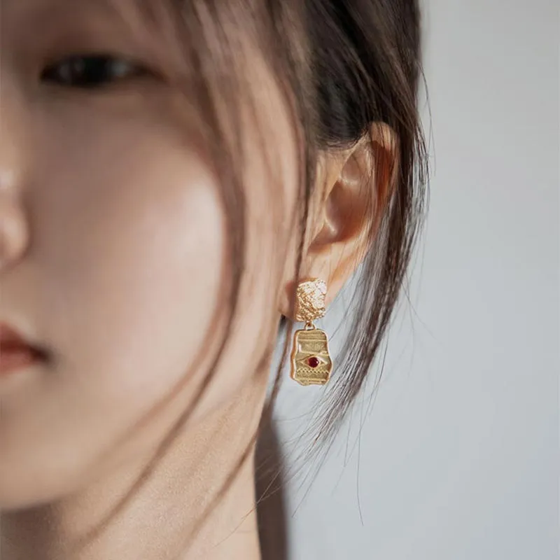 CARAT'S DIARY Colored Glaze Earrings Women's-1
