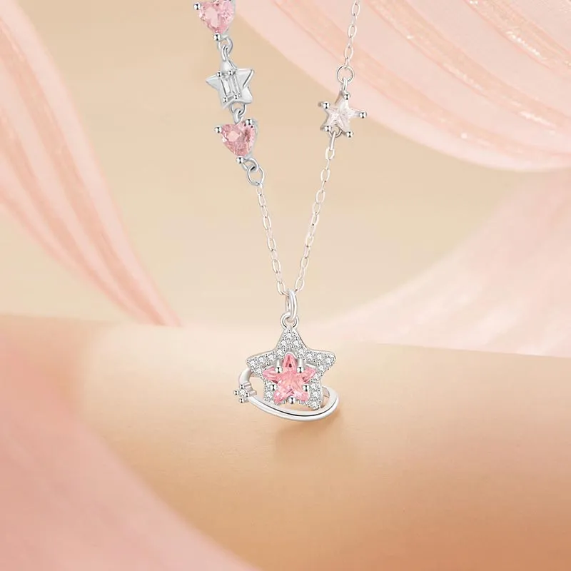 CARAT'S DIARY S925 Silver Necklaces Women's-5