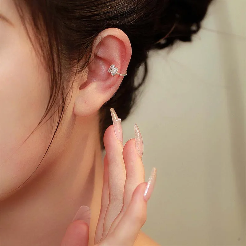 CARAT'S DIARY S999 Fine Silver Earrings Women's-1