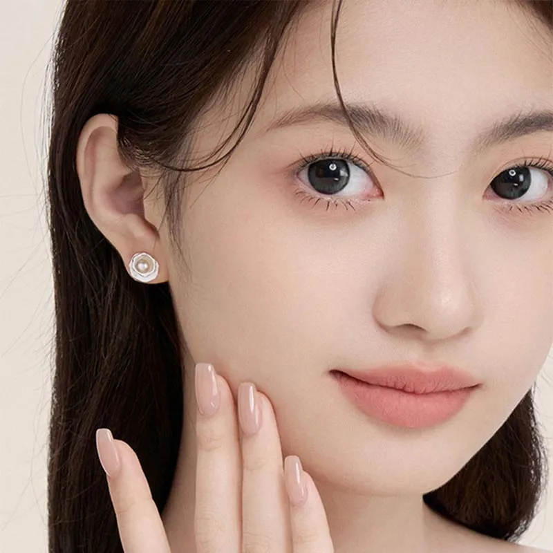 CARAT'S DIARY Pearl Stud Earrings Women's-1