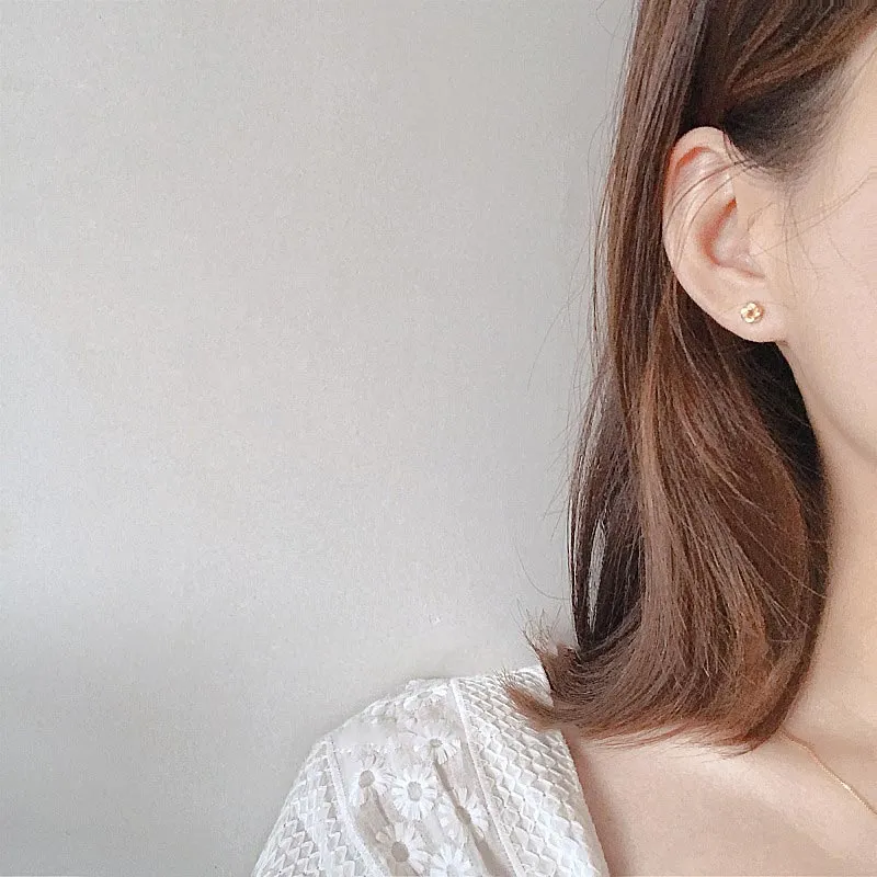 CARAT'S DIARY Alloy Stud Earrings Women's-1