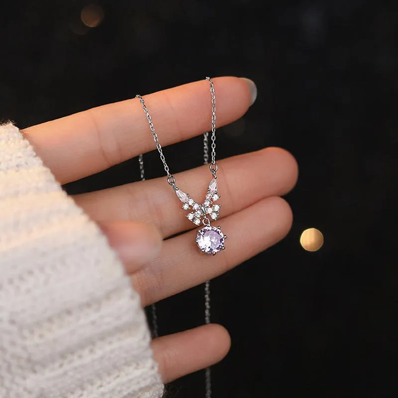 CARAT'S DIARY S925 Silver Necklaces Women's-3