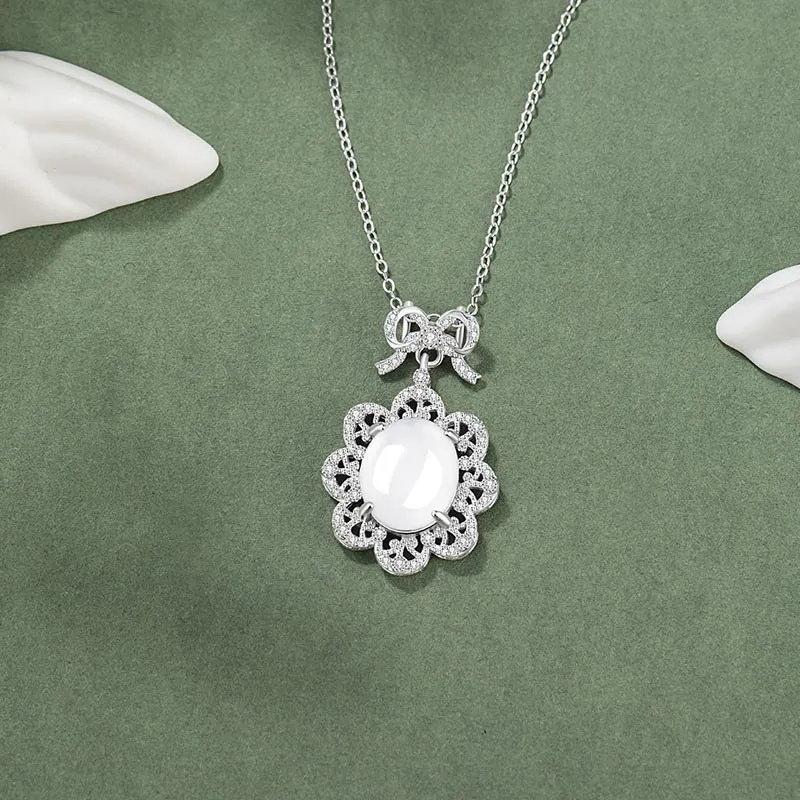CARAT'S DIARY S925 Silver Necklaces Women's-6