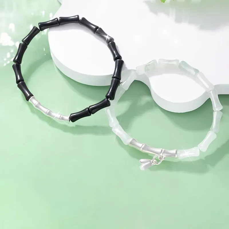 CARAT'S DIARY S990 Sterling Silver Bracelets Unisex-10