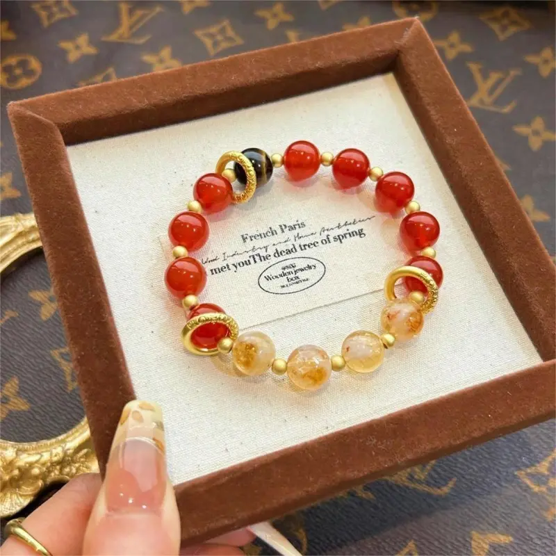 CARAT'S DIARY Agate Bracelets Unisex-13