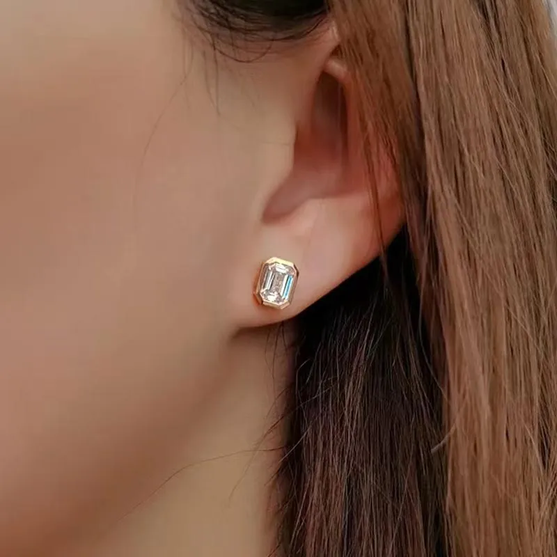 CARAT'S DIARY S925 Silver Stud Earrings Unisex-8