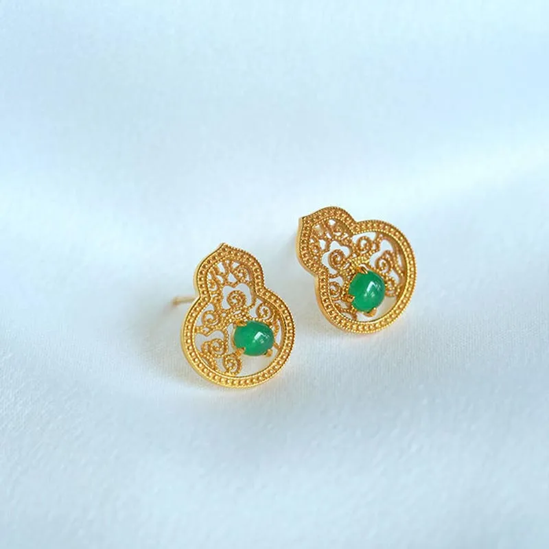 CARAT'S DIARY Colored Glaze Stud Earrings Women's-3
