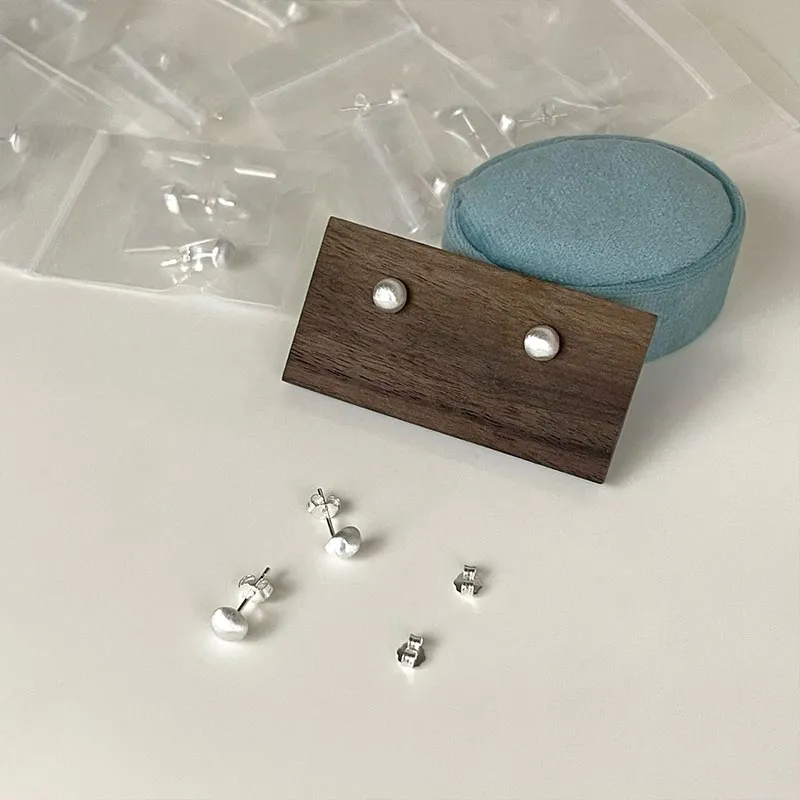 CARAT'S DIARY S925 Silver Stud Earrings Women's-4