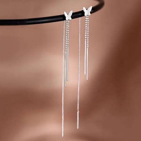 CARAT'S DIARY 925 Sterling Silver Drop Earrings Women's-3