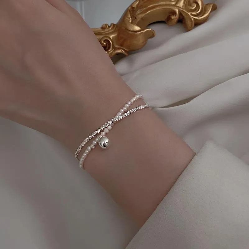 CARAT'S DIARY Alloy Shell Pearl Bracelets Women's-2
