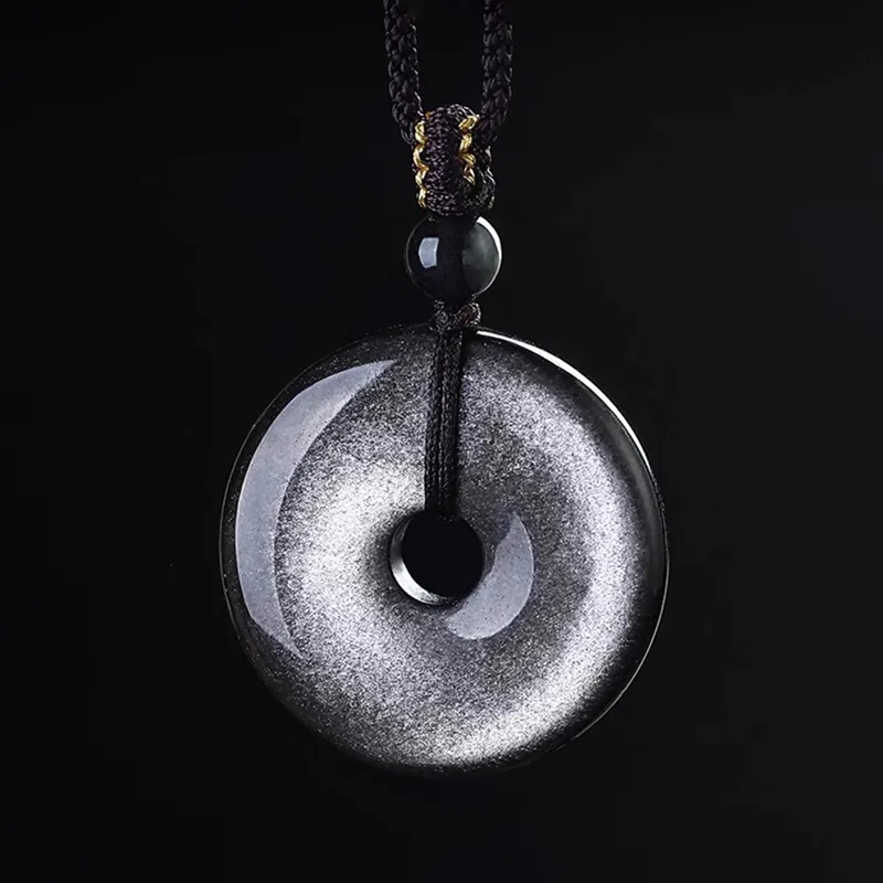 CARAT'S DIARY Obsidian Necklaces Unisex-4