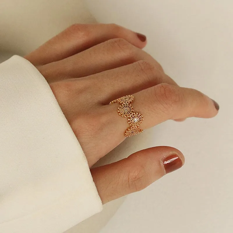 CARAT'S DIARY Alloy Rings Women's-4
