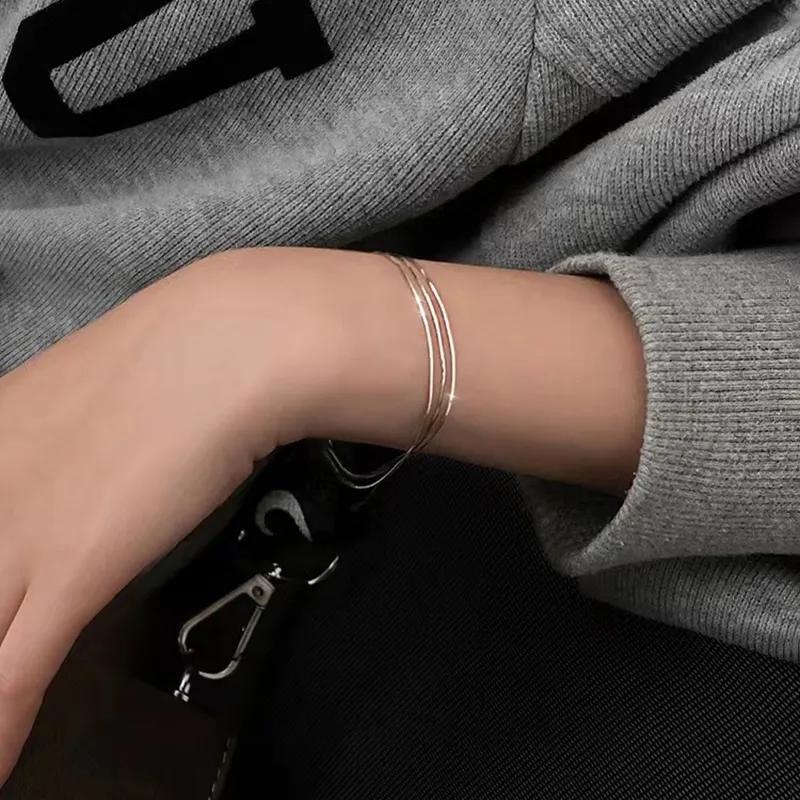 CARAT'S DIARY S925 Silver Bracelets Unisex-5