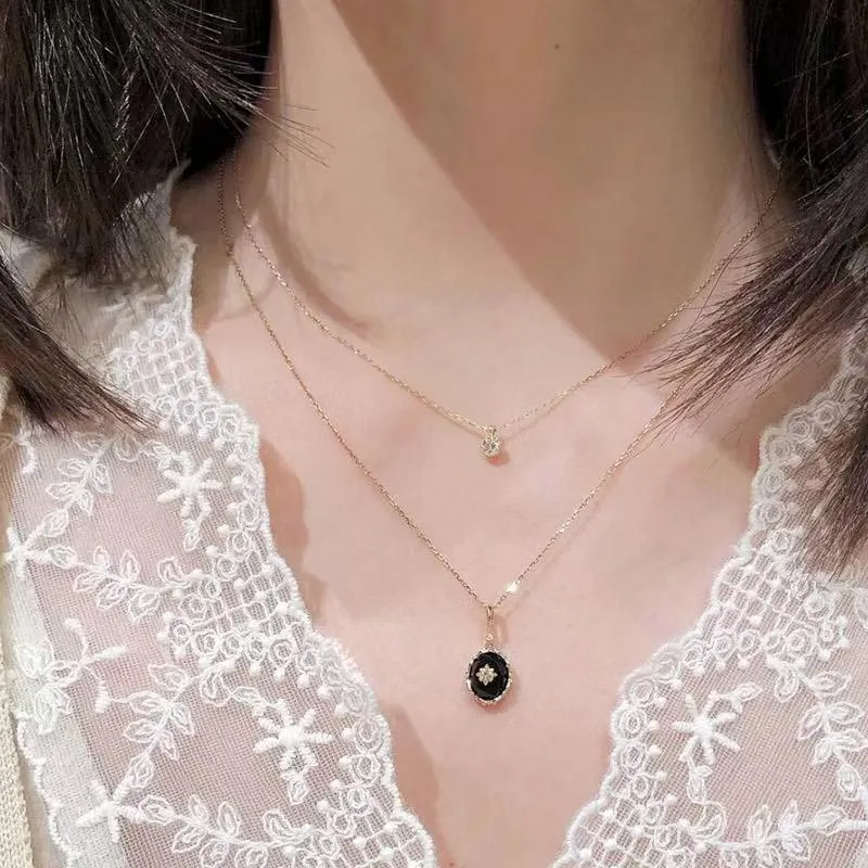 CARAT'S DIARY Agate Necklaces Women's-2