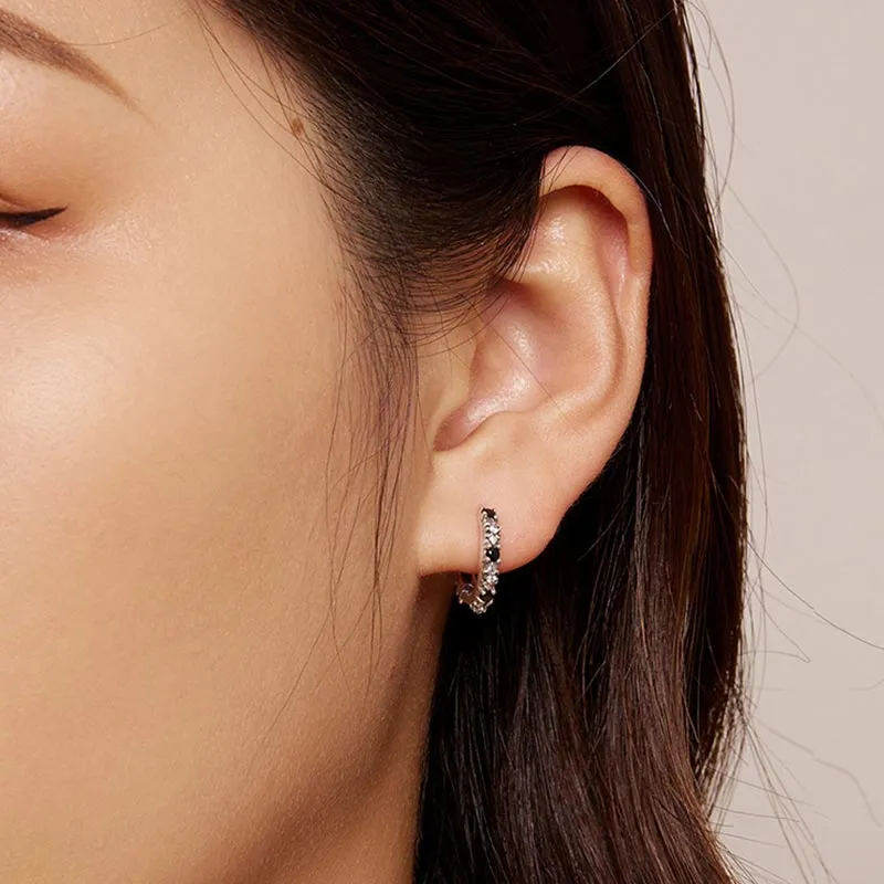 CARAT'S DIARY S925 Silver Earrings Unisex-2