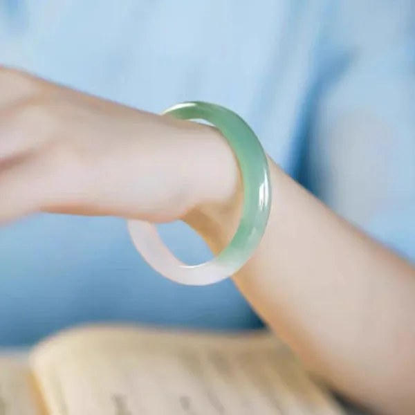 CARAT'S DIARY Agate Jade Bangles Women's-2