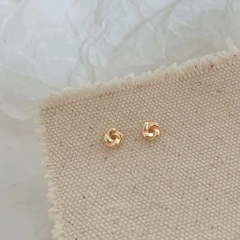CARAT'S DIARY Alloy Stud Earrings Women's-6
