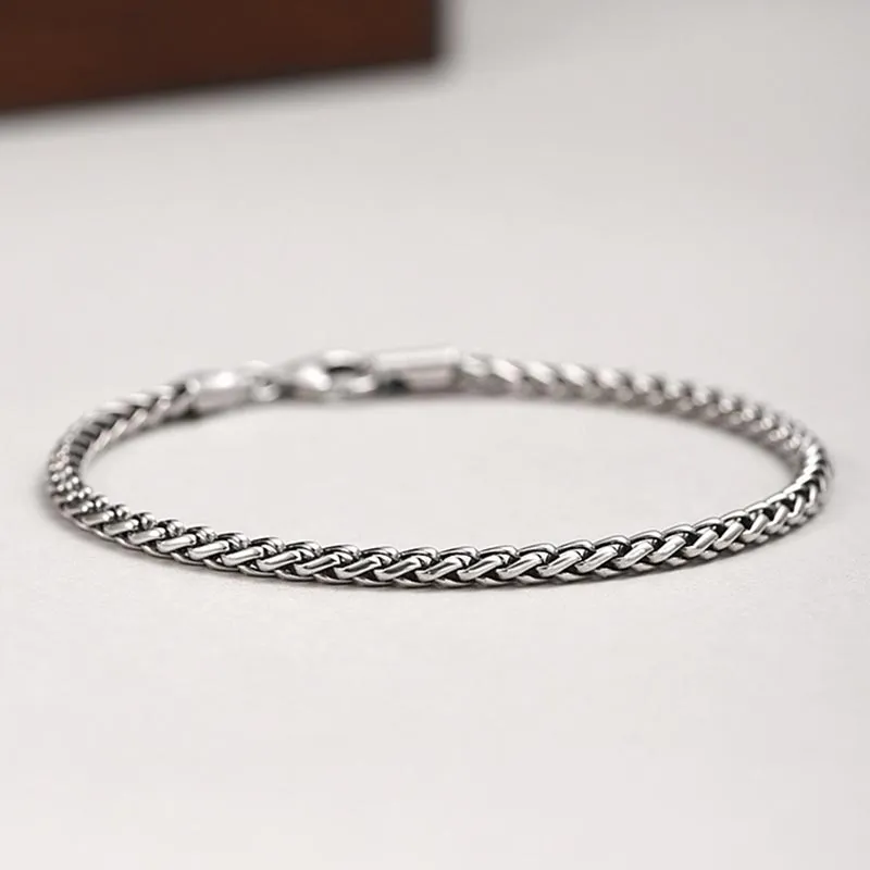 CARAT'S DIARY S925 Silver Bracelets Unisex-7