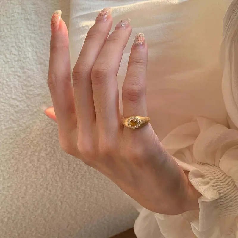 CARAT'S DIARY Alloy Rings Unisex-1