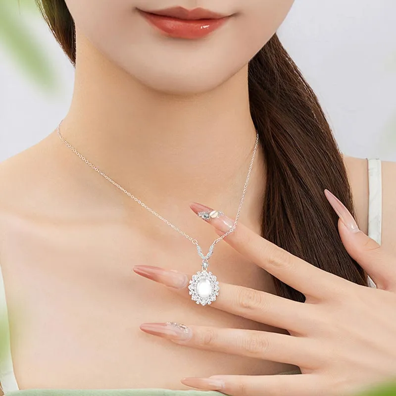 CARAT'S DIARY S925 Silver Necklaces Women's-2