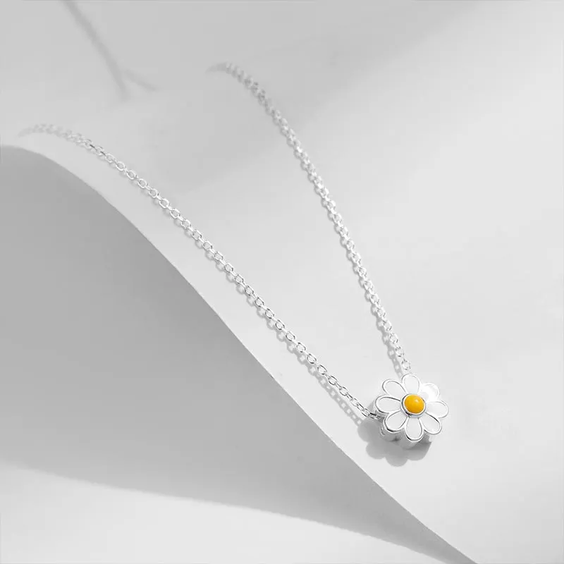 CARAT'S DIARY S925 Silver Collarbone Chain Necklace Women's-7