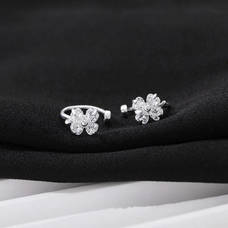 CARAT'S DIARY S999 Fine Silver Earrings Women's-4
