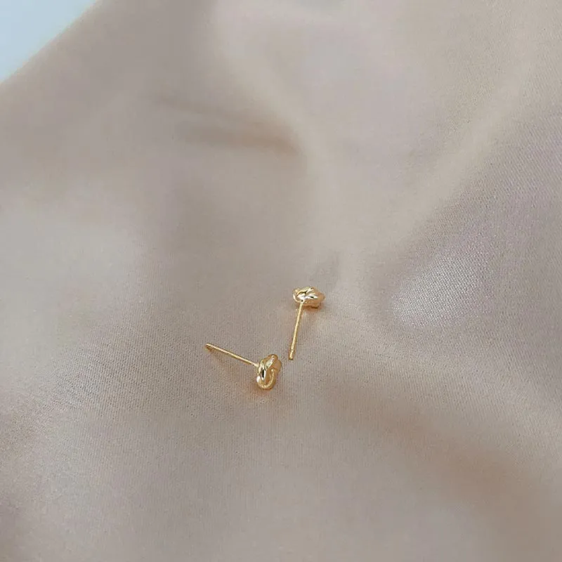 CARAT'S DIARY Alloy Stud Earrings Women's-5