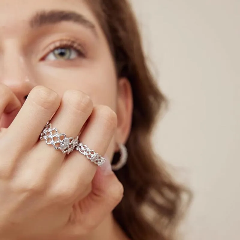 CARAT'S DIARY Alloy Rings Women's-1