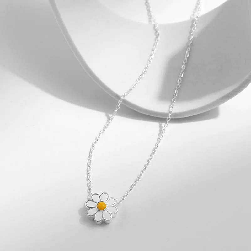 CARAT'S DIARY S925 Silver Collarbone Chain Necklace Women's-6