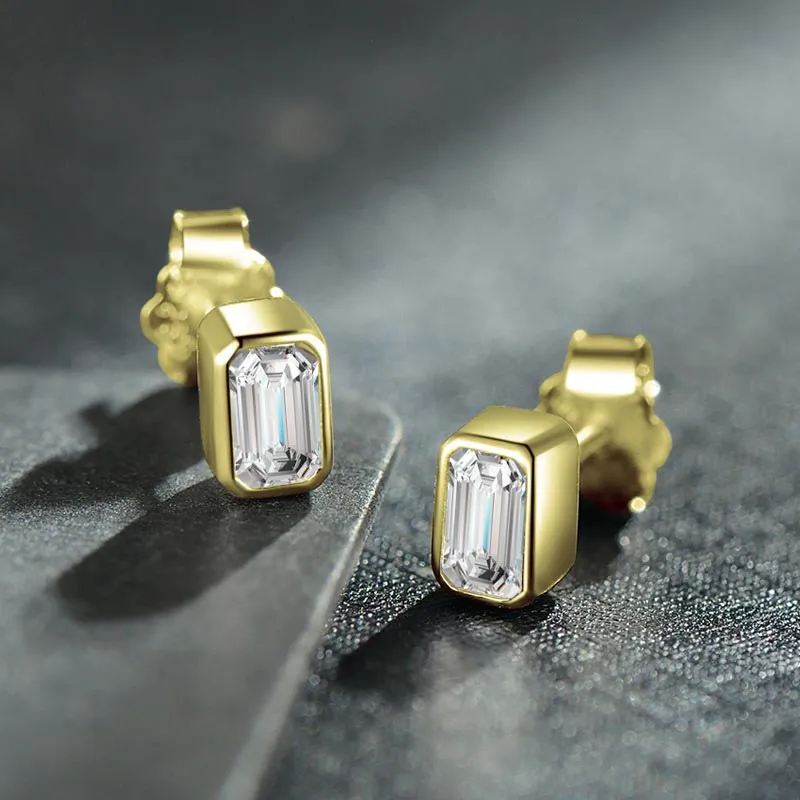 CARAT'S DIARY S925 Silver Stud Earrings Unisex-10