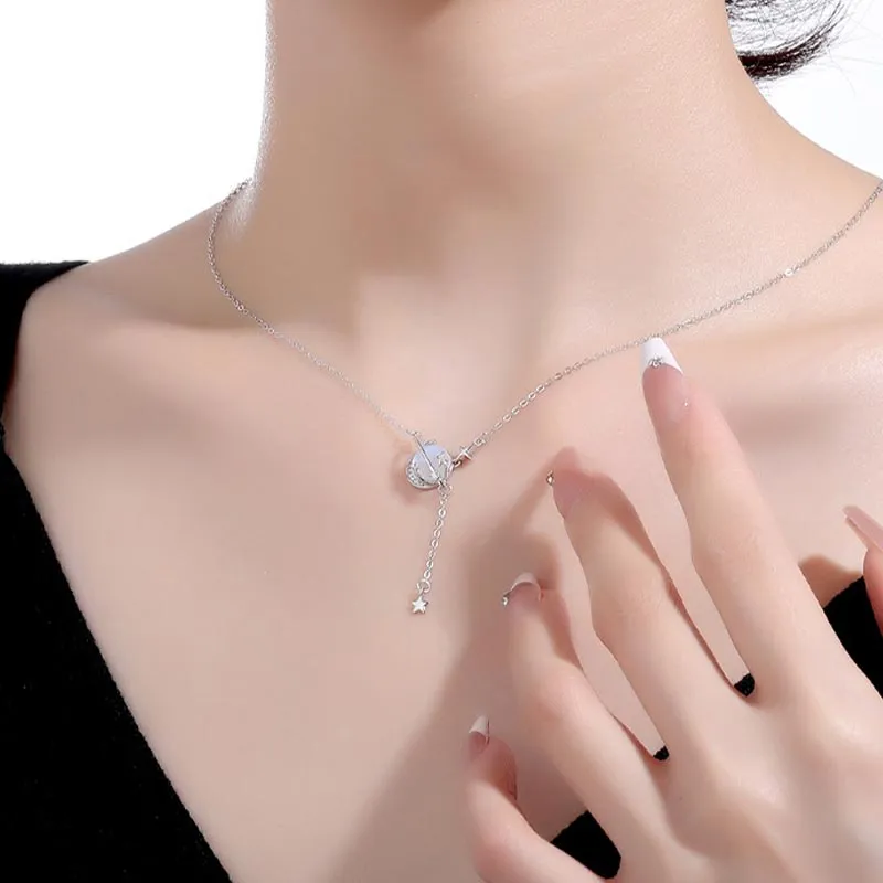 CARAT'S DIARY S925 Silver Necklaces Women's-1