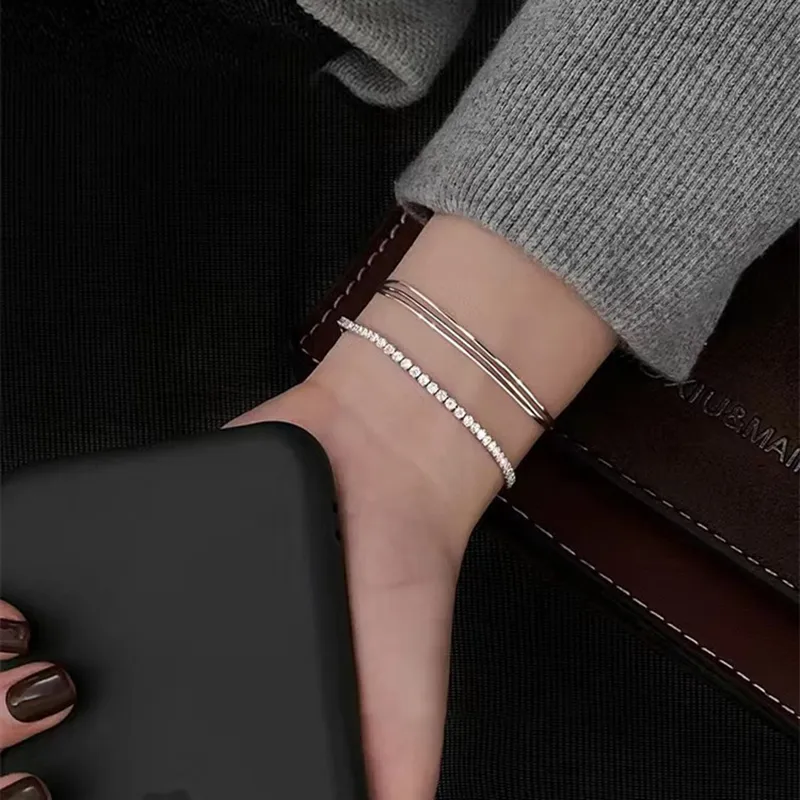 CARAT'S DIARY S925 Silver Bracelets Unisex-3