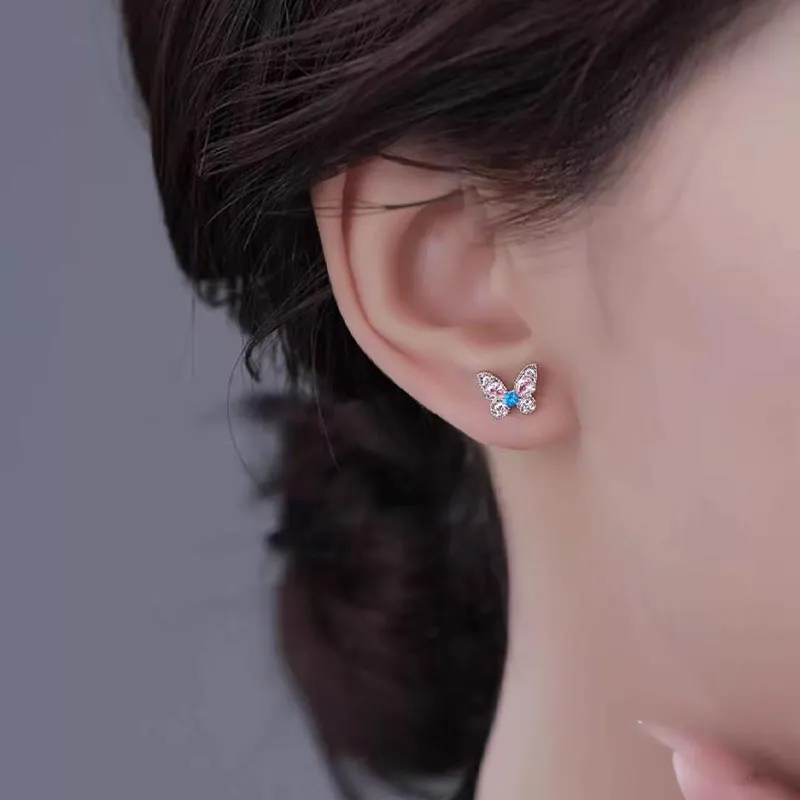CARAT'S DIARY Alloy Stud Earrings Women's-4