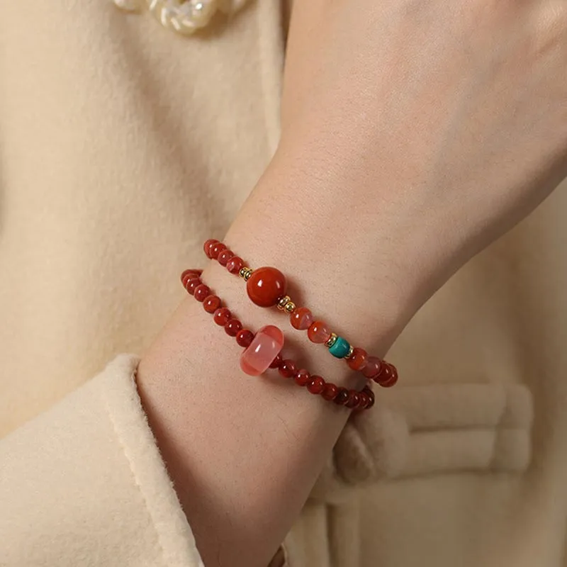CARAT'S DIARY Agate Bracelets Women's-1