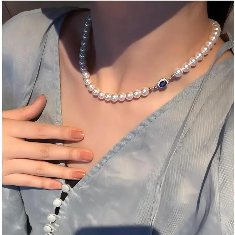 CARAT'S DIARY Faux Pearl Necklaces Unisex-1