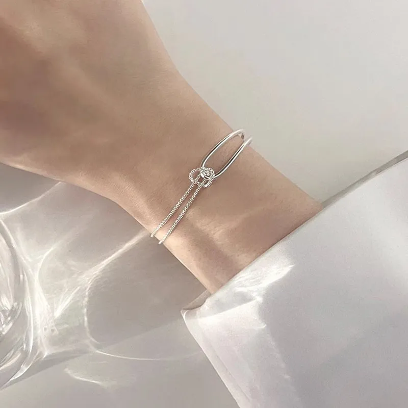 CARAT'S DIARY S925 Silver Bracelets Unisex-4