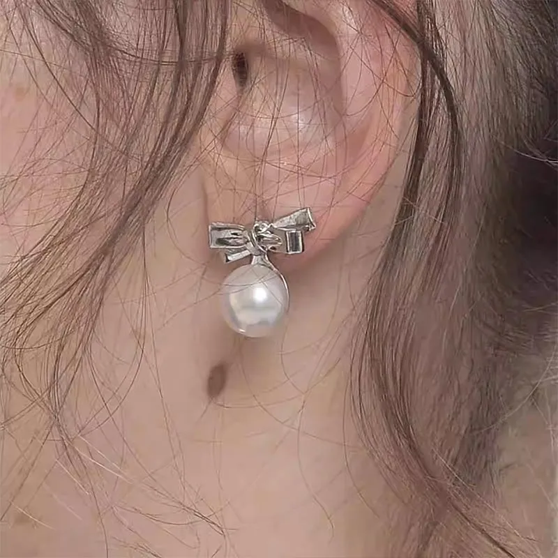 CARAT'S DIARY Faux Pearl Earrings Women's-6