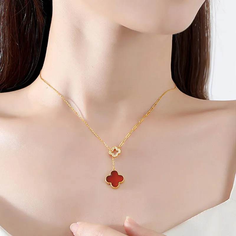 CARAT'S DIARY Agate Necklaces Women's-1