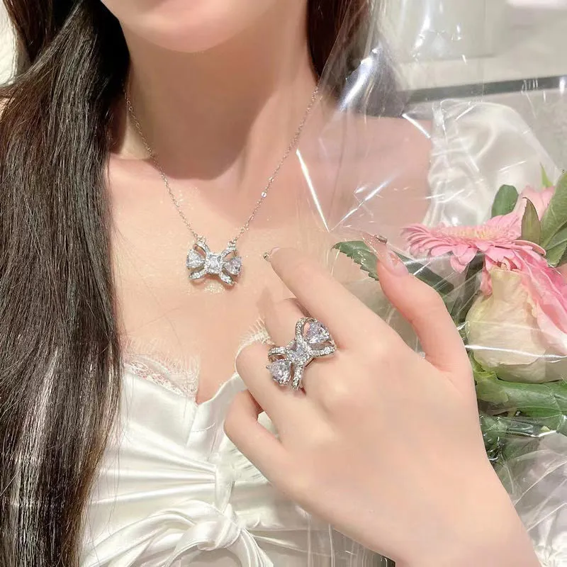 CARAT'S DIARY Alloy Collarbone Chain Necklace Women's-6