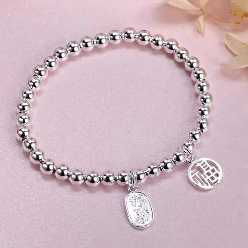 CARAT'S DIARY S999 Fine Silver Bracelets Women's-5