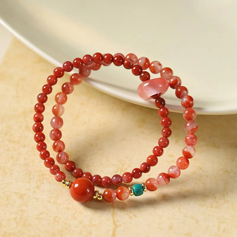 CARAT'S DIARY Agate Bracelets Women's-6