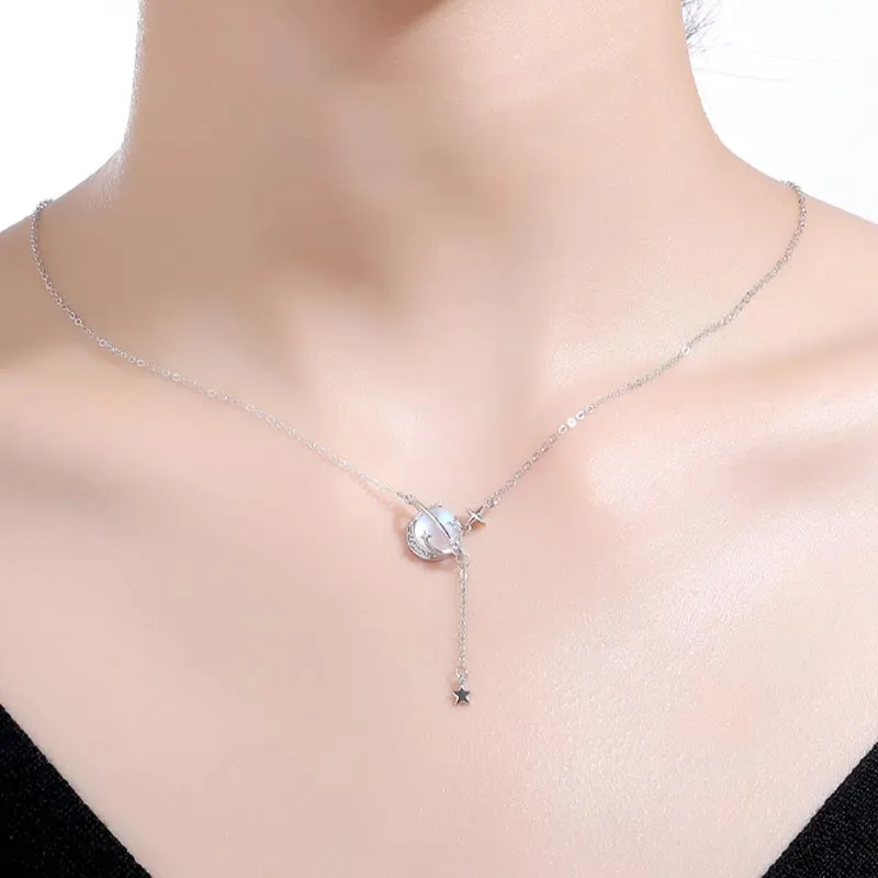 CARAT'S DIARY S925 Silver Necklaces Women's-2