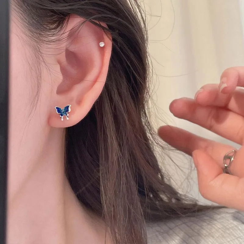 CARAT'S DIARY S925 Silver Stud Earrings Women's-3